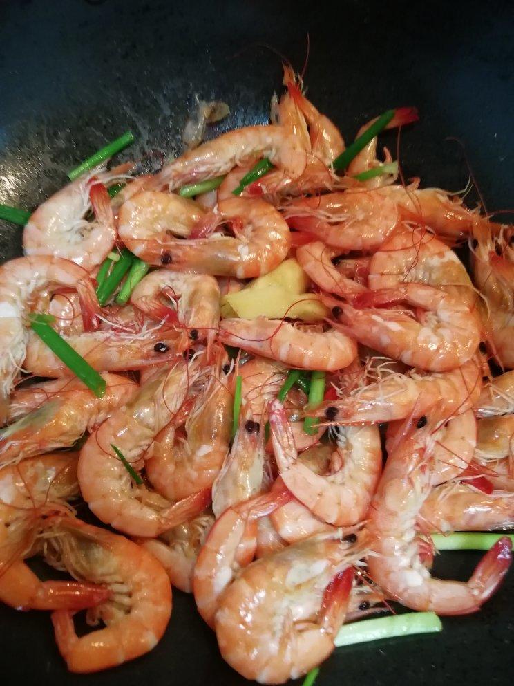 姜葱炒基围虾