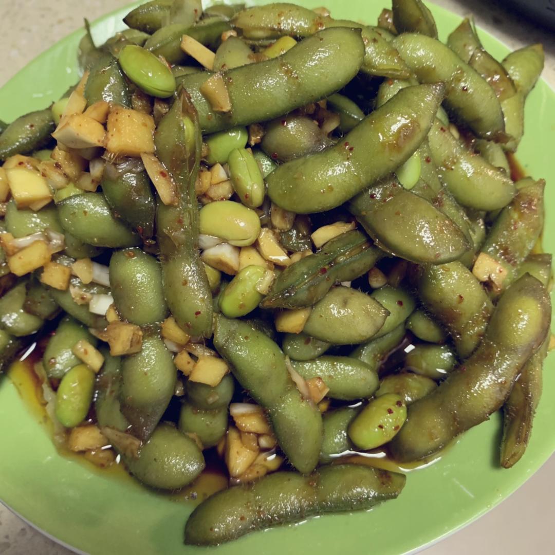 凉拌毛豆（五香煮花毛）