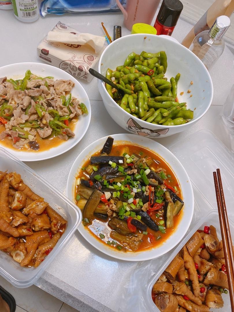 红烧肉末茄子