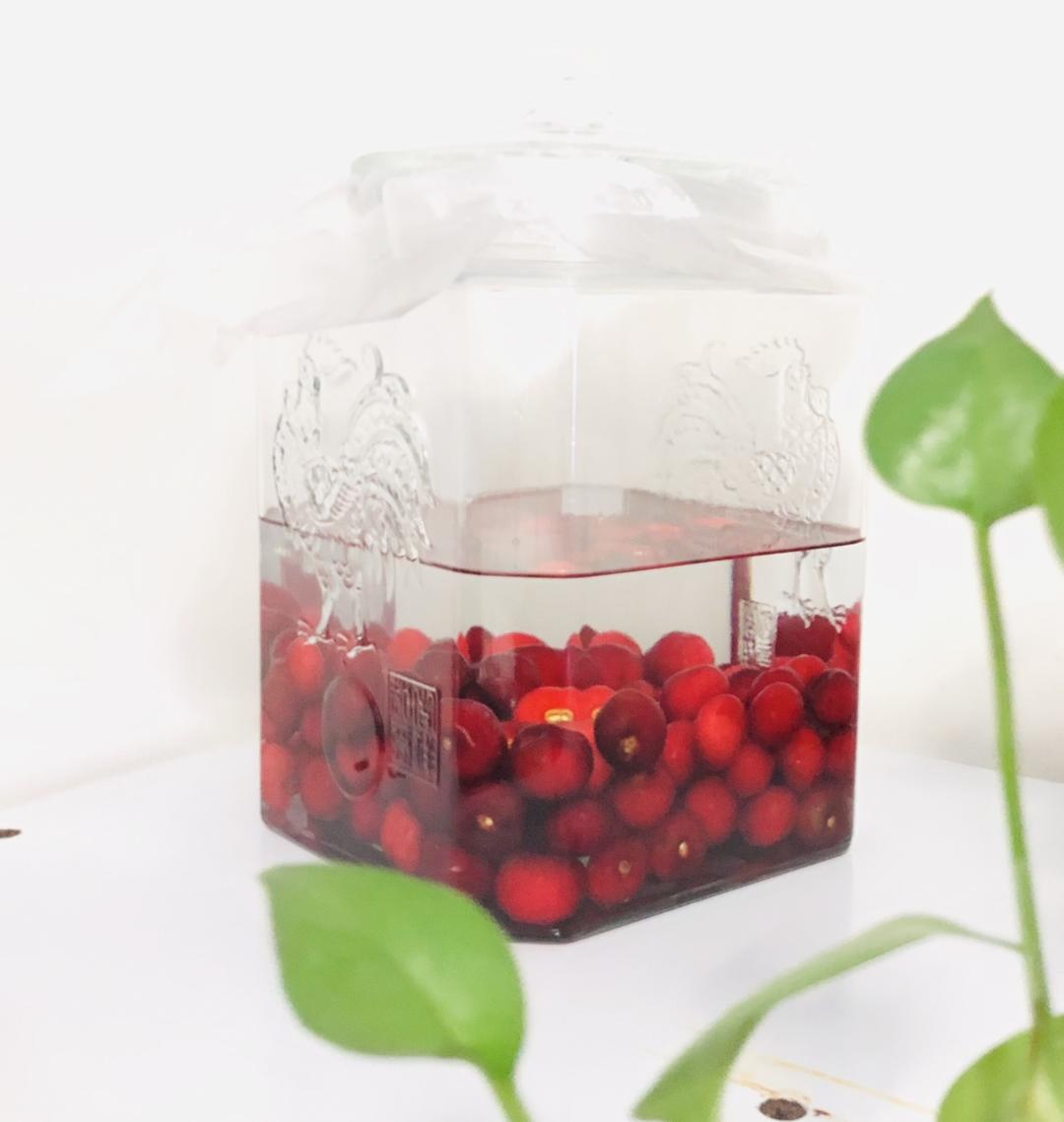 樱桃泡酒的做法