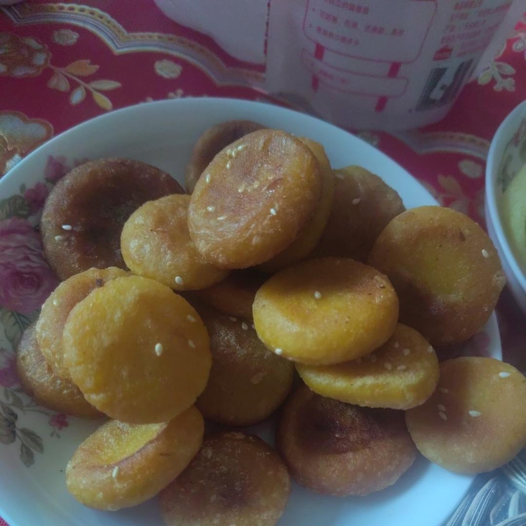 不会变形的南瓜饼