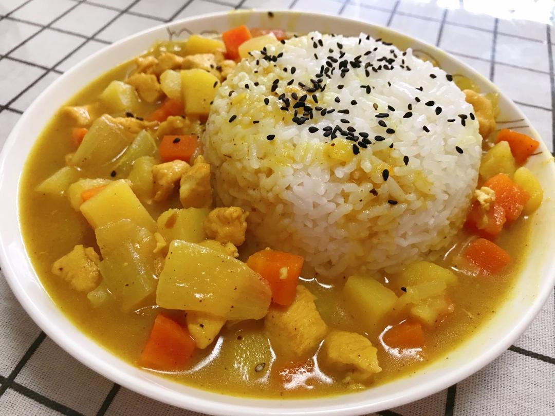 咖喱鸡饭