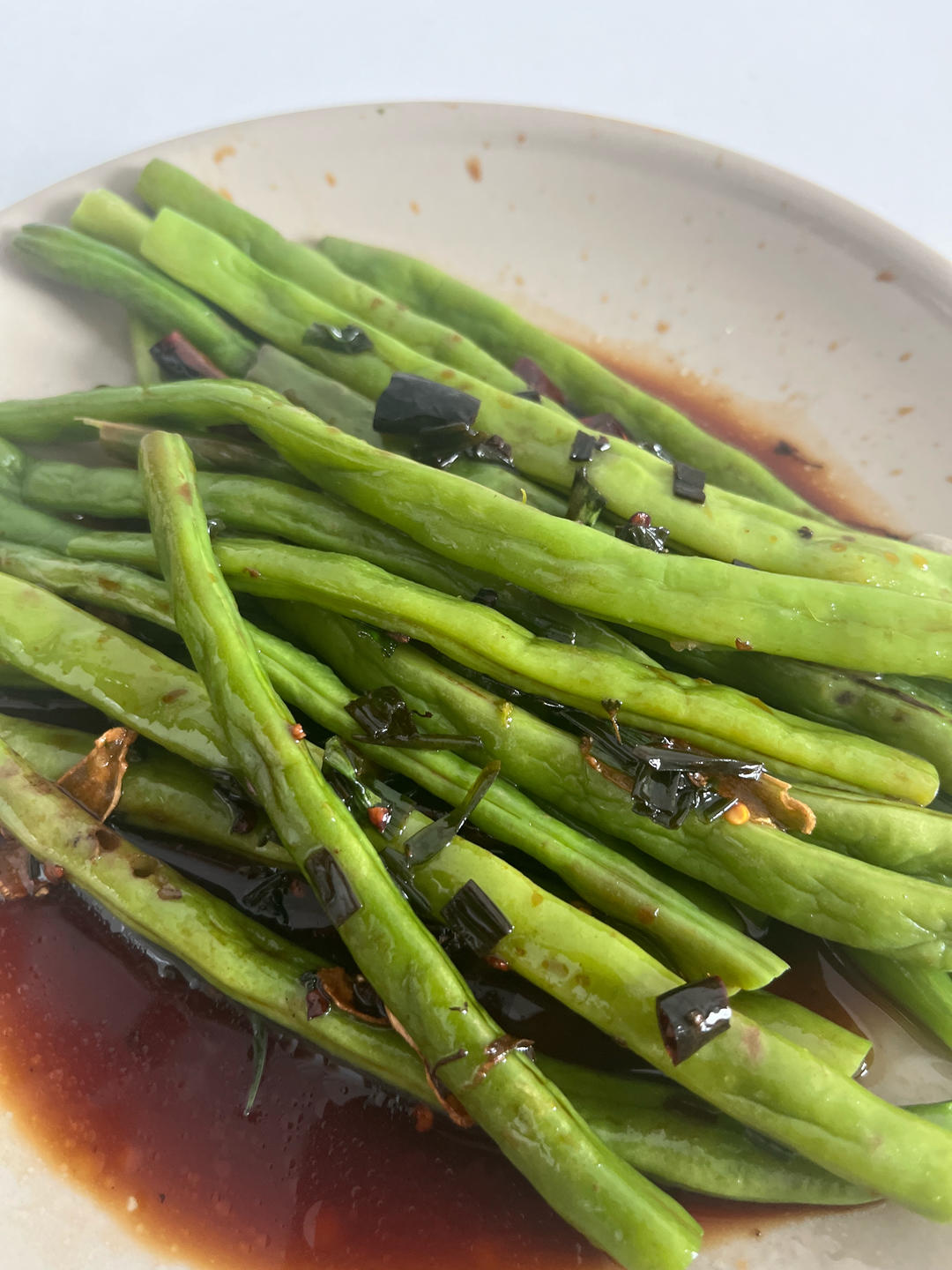 白灼四季豆