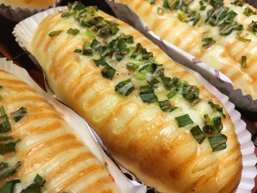 培根火腿香葱芝士面包