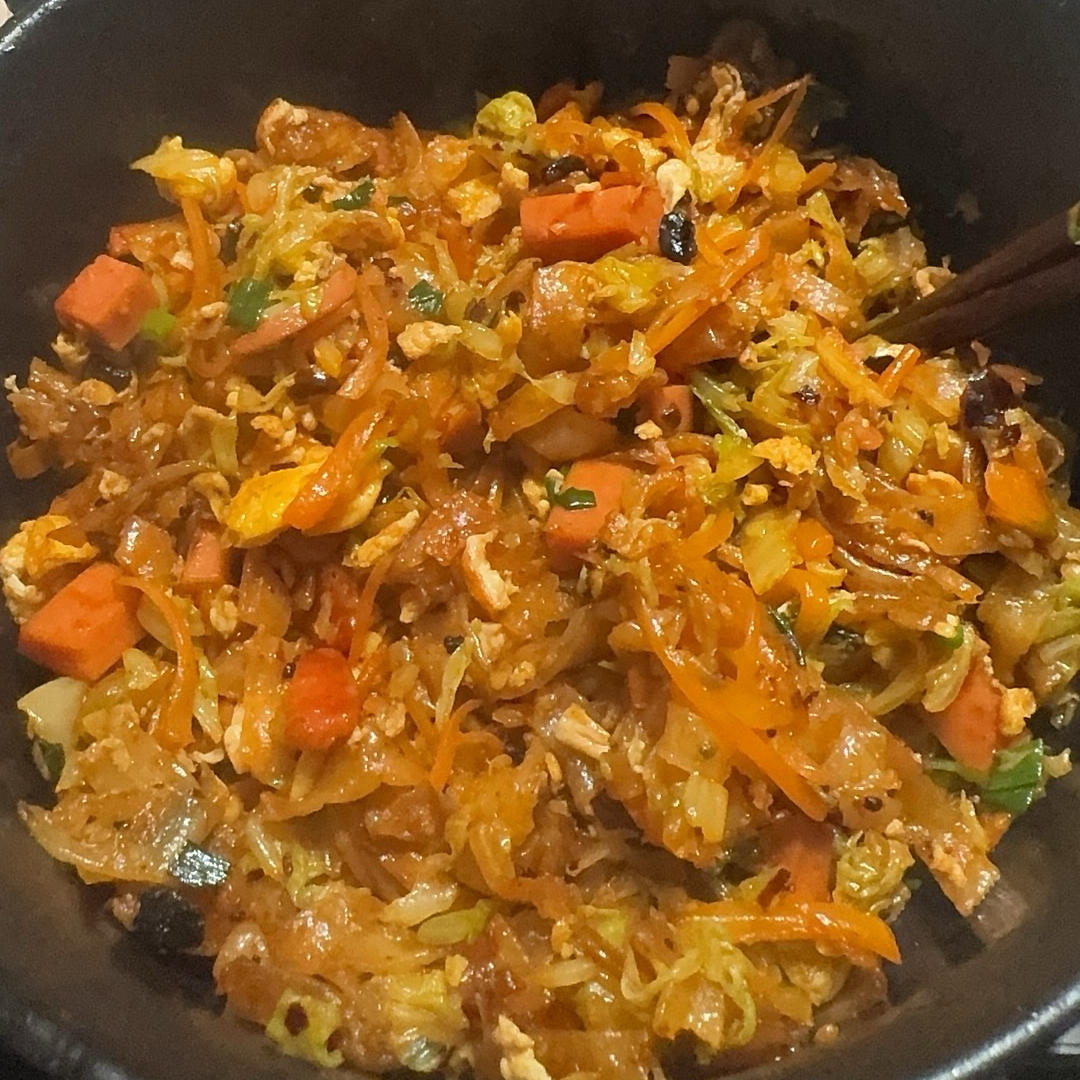 连吃了三天的炒饼