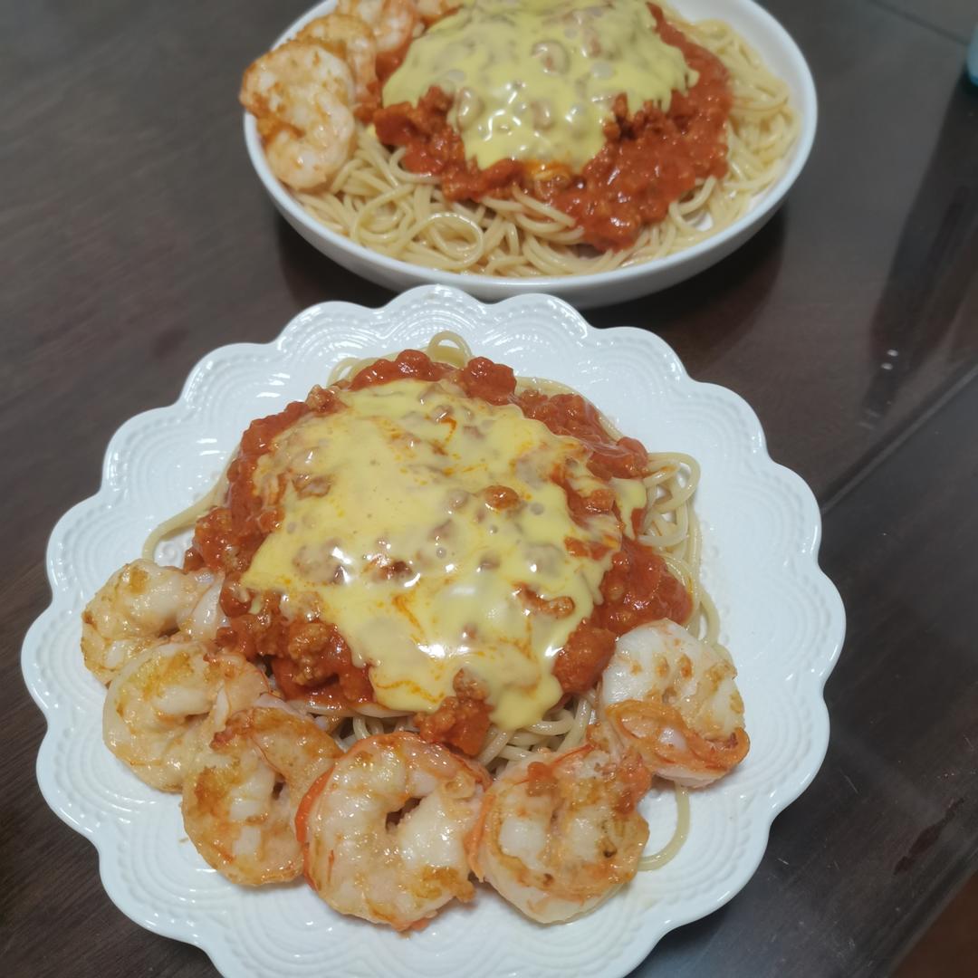 番茄肉酱意大利面