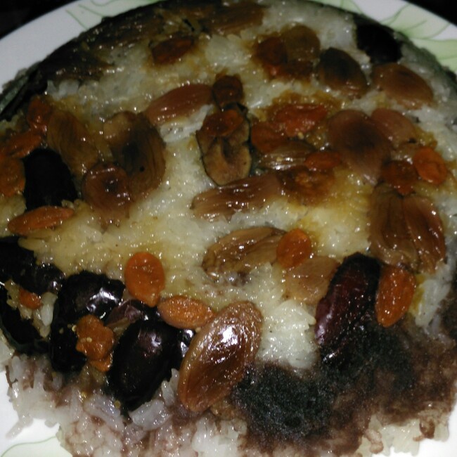 【猪油夹沙八宝饭】古法蒸糯米