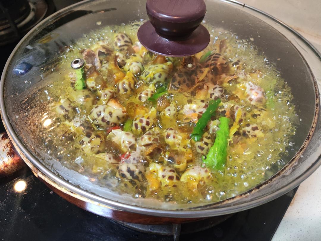 只要6分钟搞定的盐焗花螺