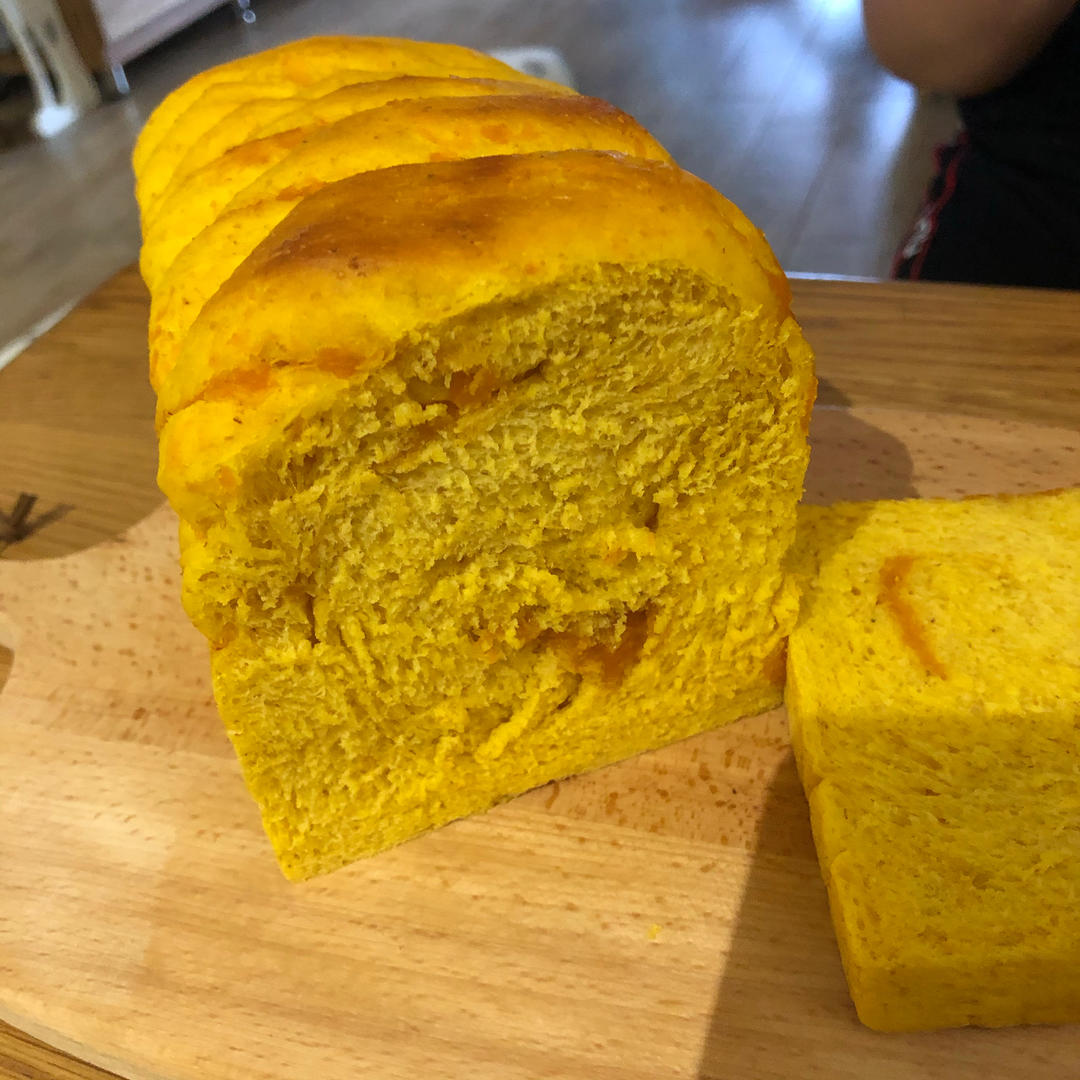 南瓜炼奶吐司