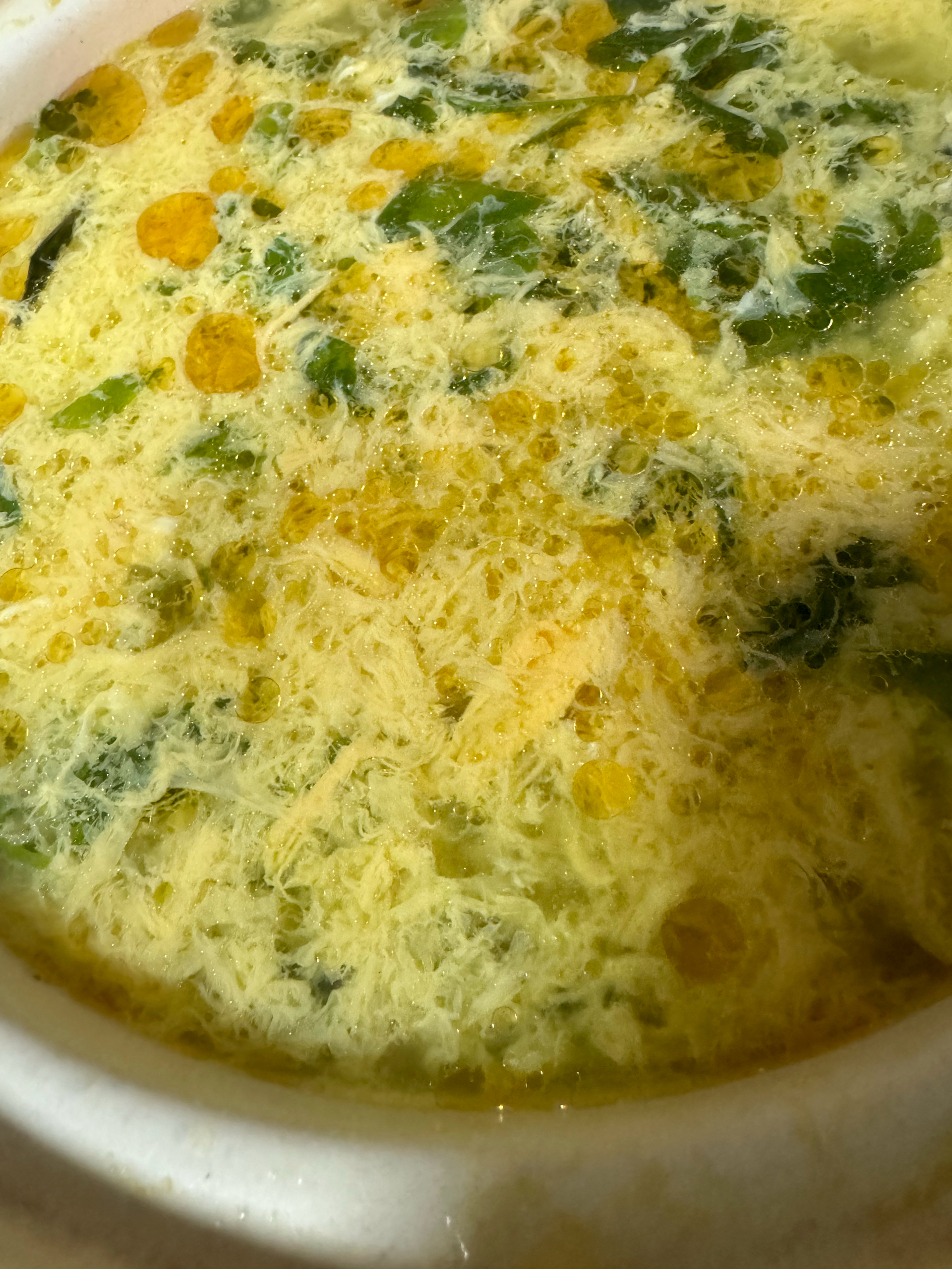 一碗漂亮又鲜嫩无比的基础蛋花汤