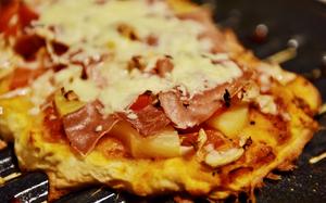 低油夏威夷披萨（Prosciutto版）Hawaiian pizza的做法 步骤4