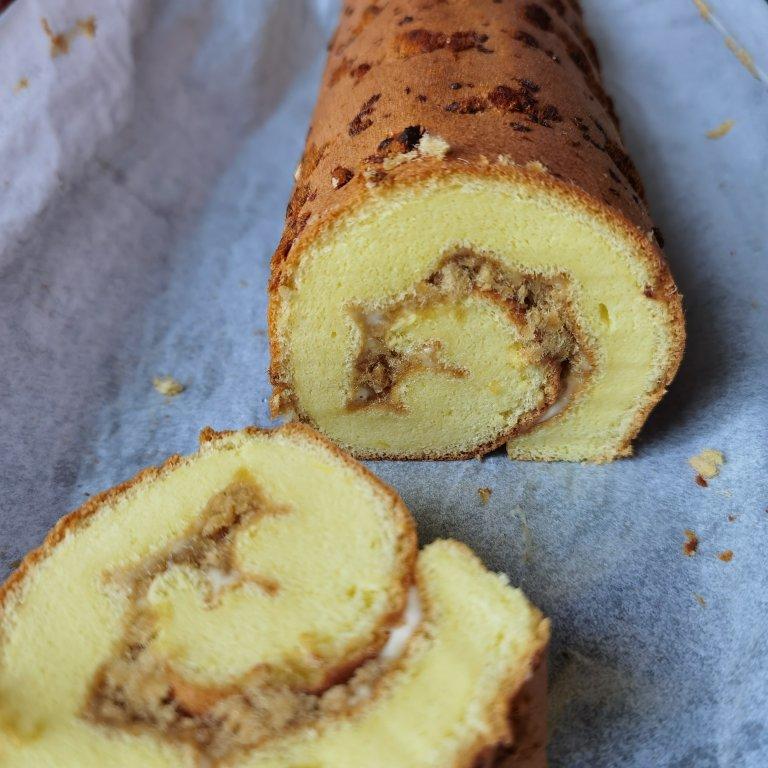 香葱肉松肥蛋糕卷～