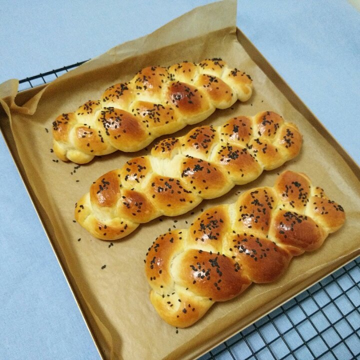 酸奶辫子面包（一次发酵）