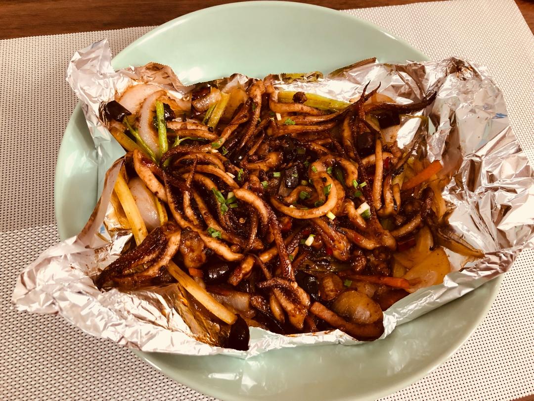 干锅酱香鱿鱼