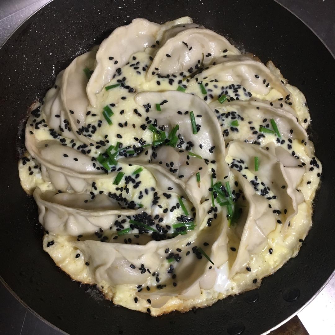 懒人快手抱蛋煎饺