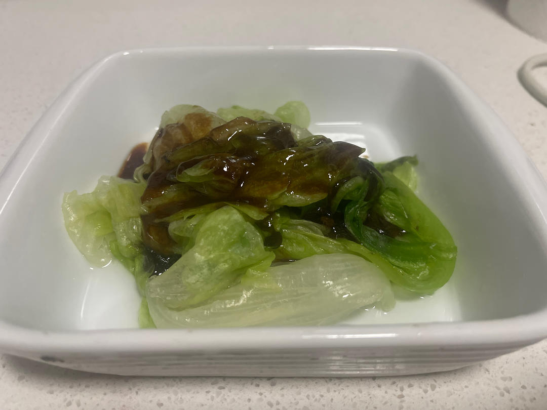 上班族的快手简单晚餐——蚝油生菜