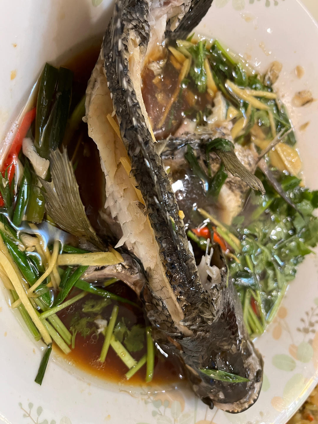 餐厅级别的清蒸石斑鱼