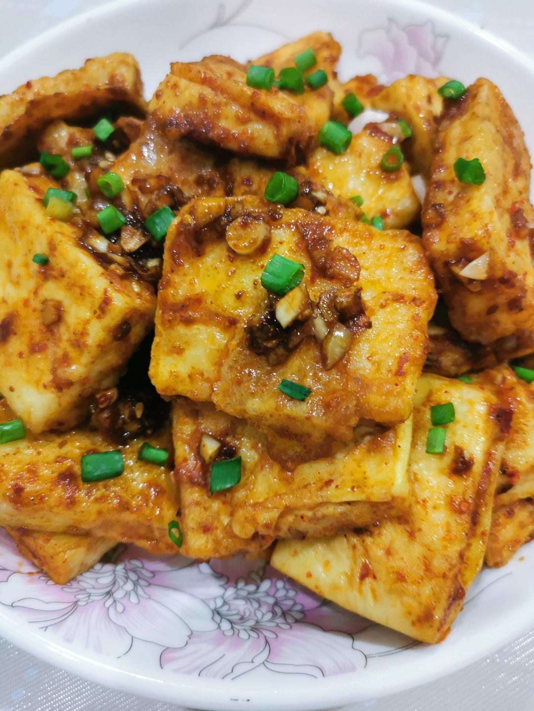 🔥脆皮孜然豆腐❗新手秒会的下饭好菜😋
