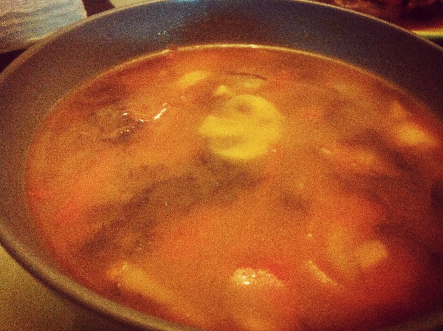番茄蘑菇紫菜汤的做法
