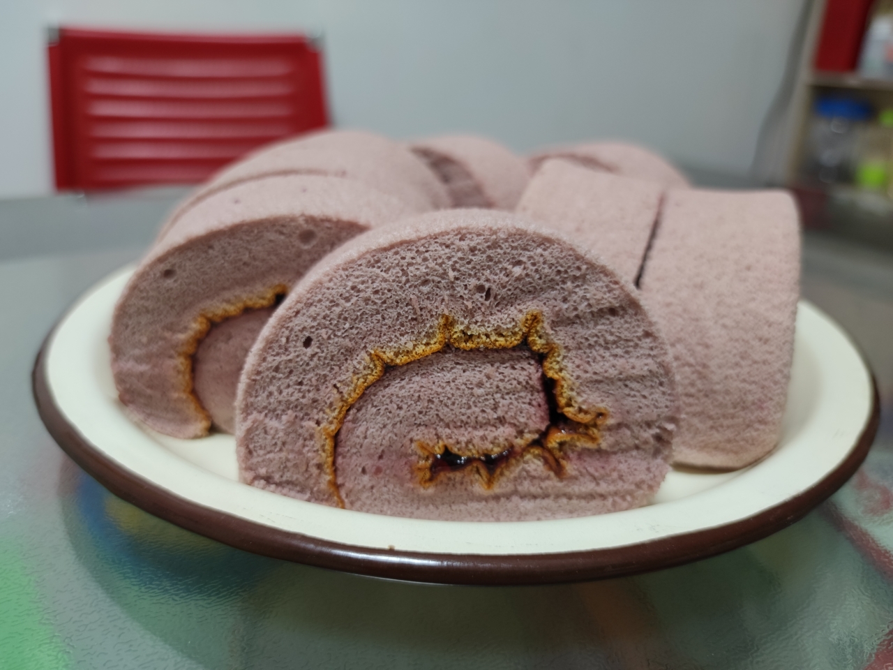 紫薯奥利奥蛋糕卷丨味道颜值绝绝子