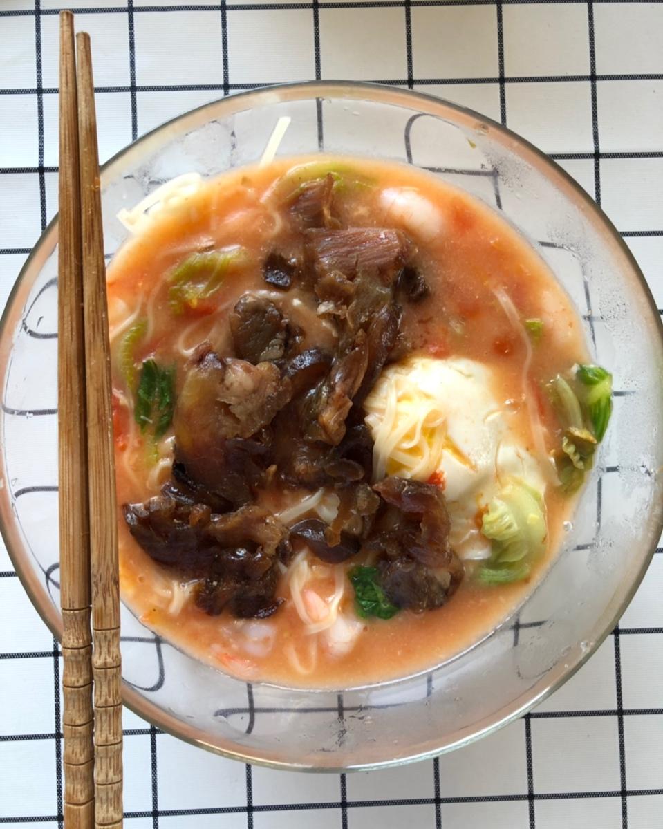 虾仁西红柿热汤面丨健康·三餐<好好吃饭8>