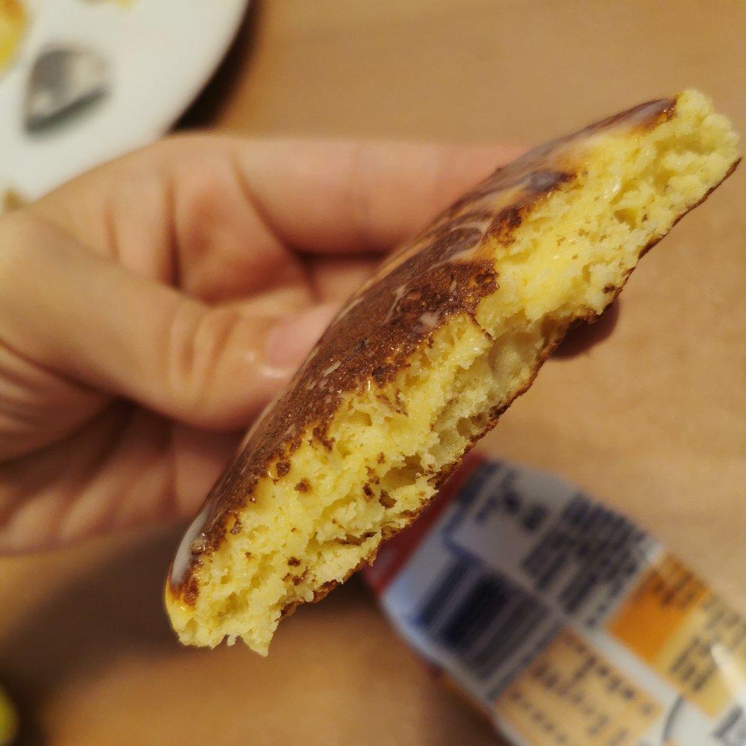 玉米面无油松饼