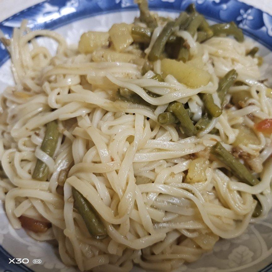 挂面版「河南豆角焖面」