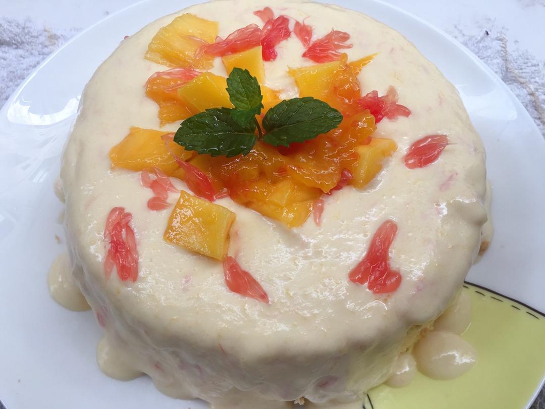 杨枝甘露奶盖蛋糕 | Hm340打蛋器均质功能