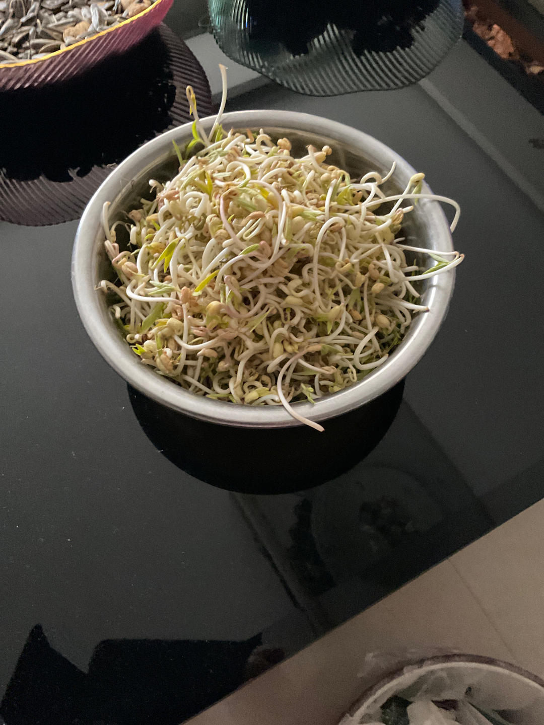 原来生绿豆芽这么简单，一个杯子就搞定，这方法太棒了