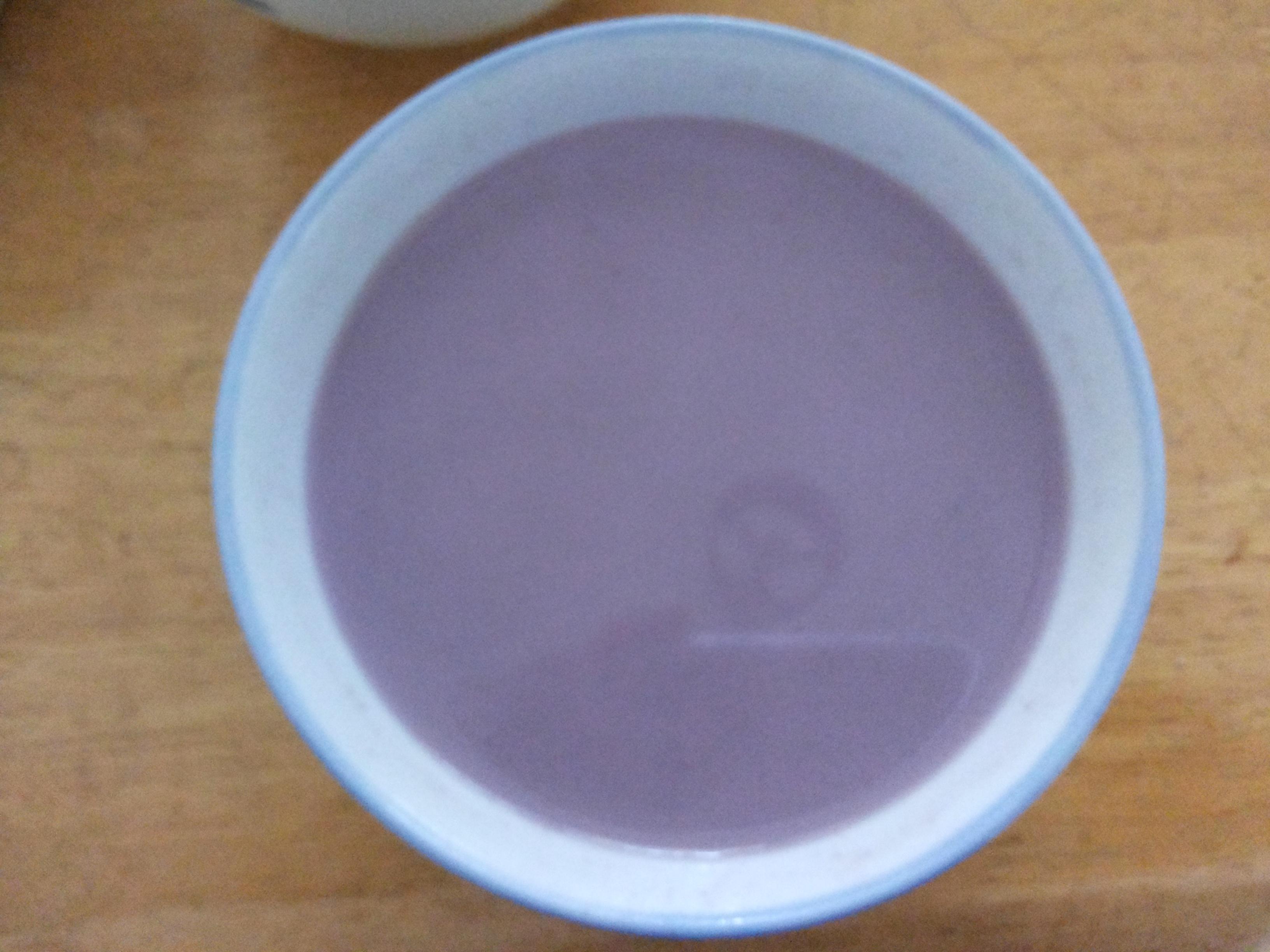 紫薯牛奶羹的做法
