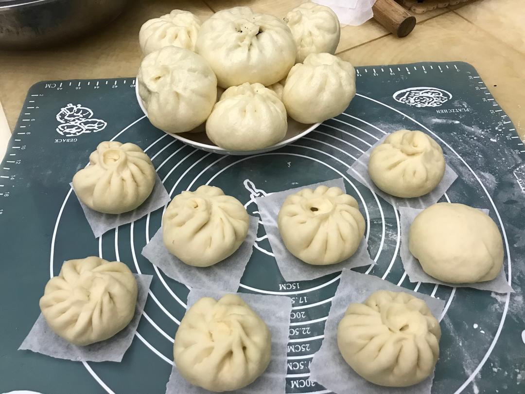 手工包子（肚脐包）