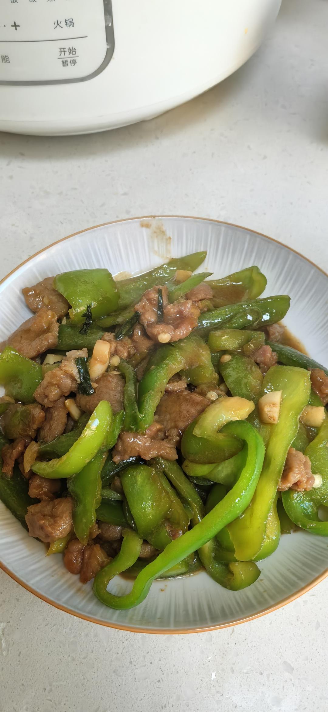 ‼️好吃到舔盘的青椒肉丝盖浇饭