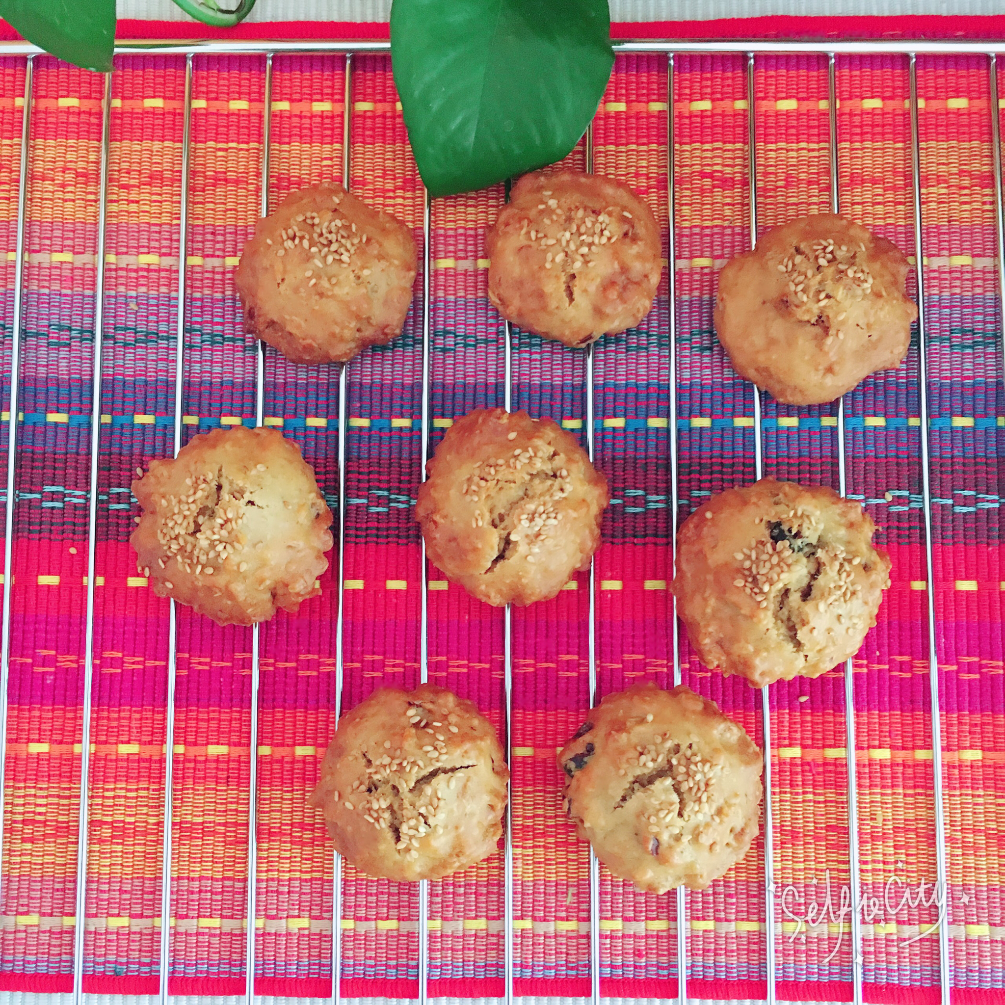 红枣红糖核桃饼干