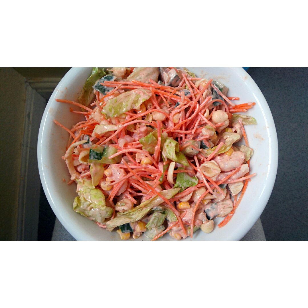 生菜鲜虾沙拉
