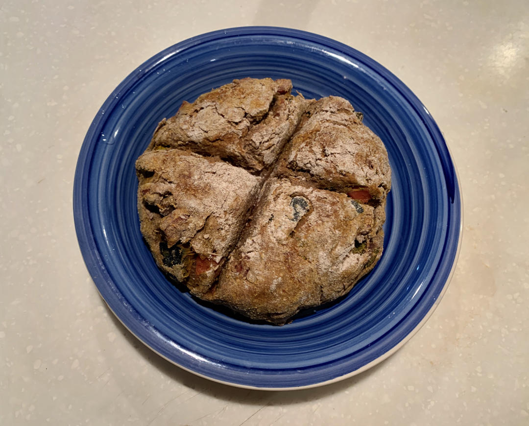 超软田园豆肉松丹波面包——其实是个快手大司康【健康主食】