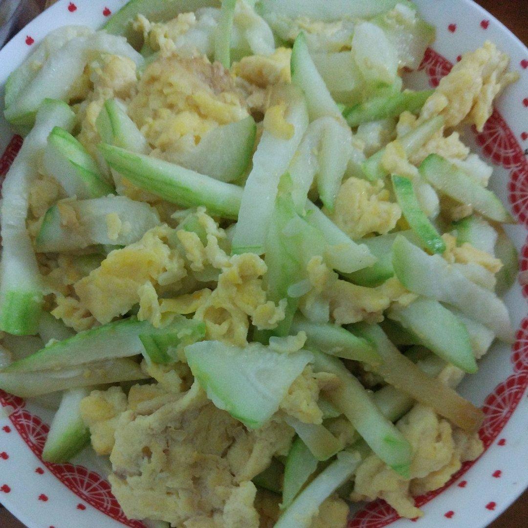 节瓜丝炒蛋