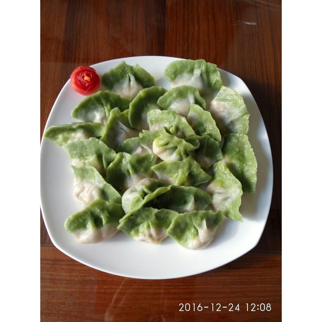 创意饺子摆盘 花开冬至