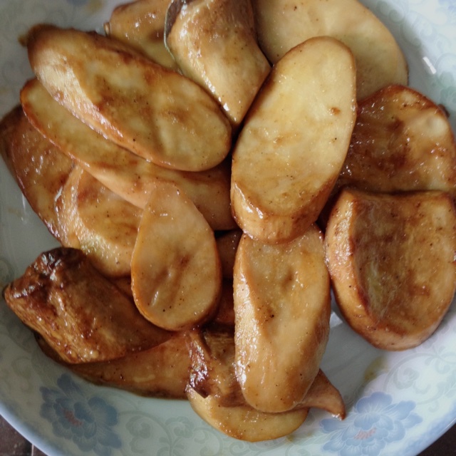 贝萱做的烤鸡腿菇