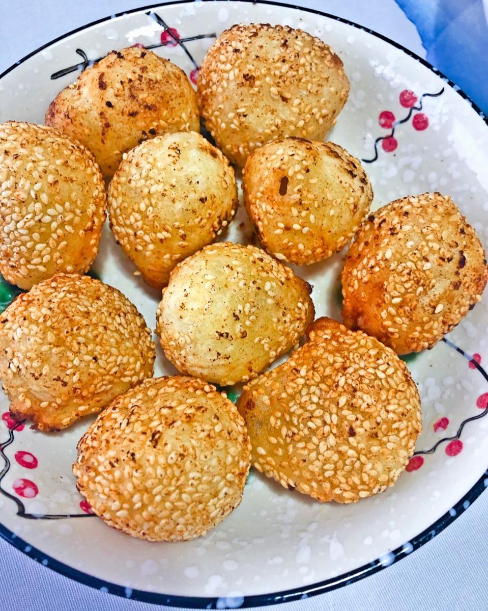 家庭小甜点炸汤圆