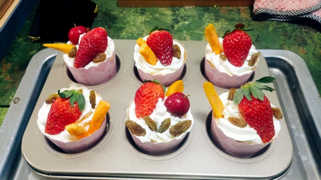 戚风纸杯蛋糕『完美不开裂』