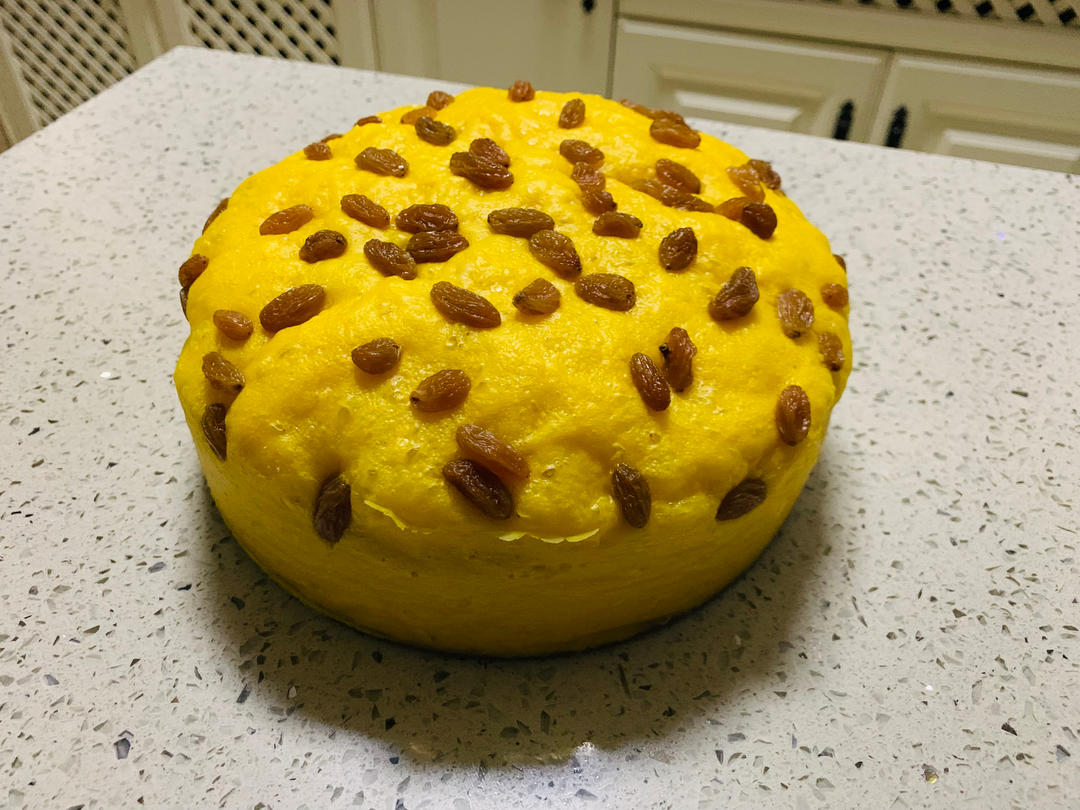 松软不发粘的南瓜发糕