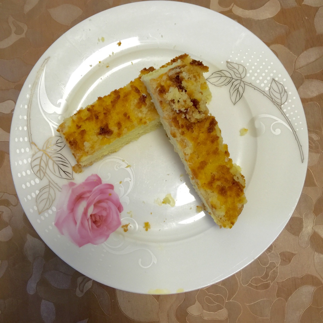 三种口感的——椰蓉酥蛋糕