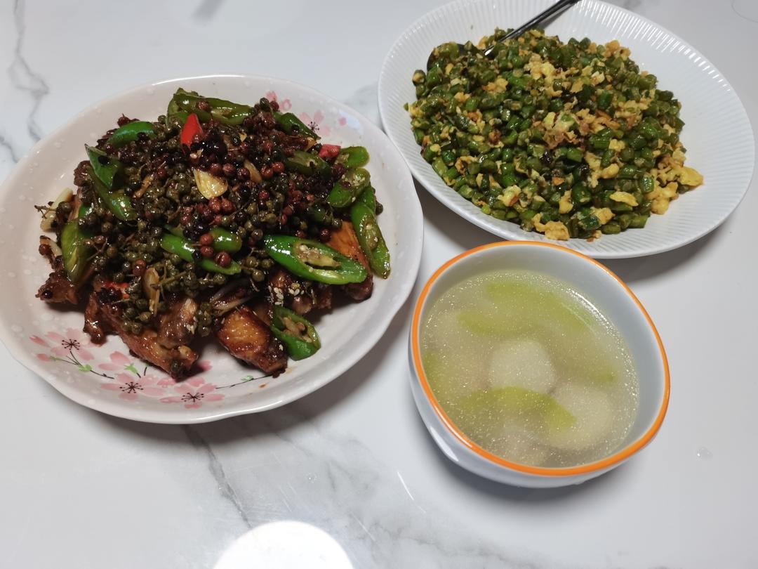 豆角炒蛋超级下饭菜，不好吃算我输