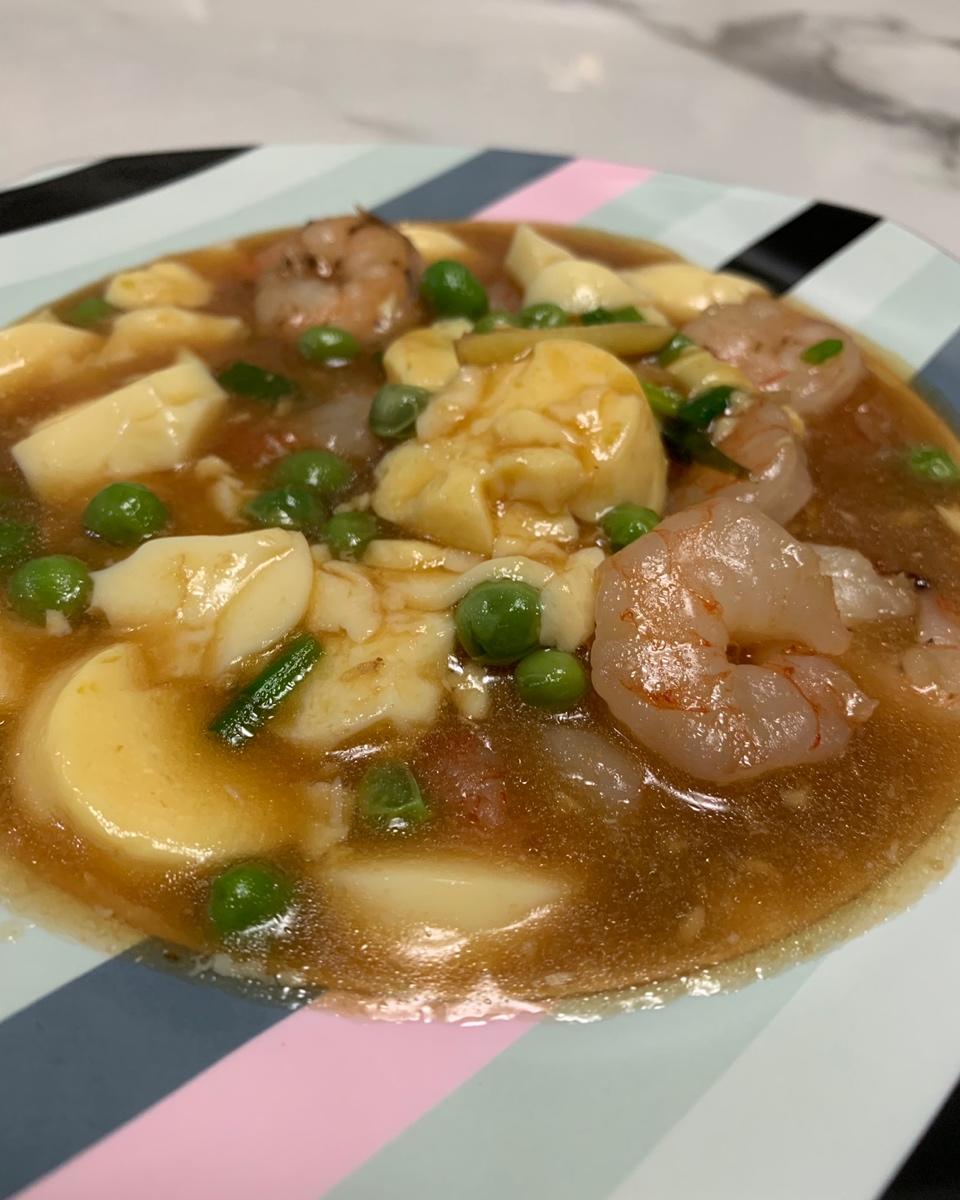 虾仁豆腐汤