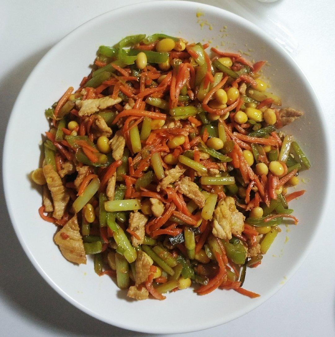蒜苔炒肉