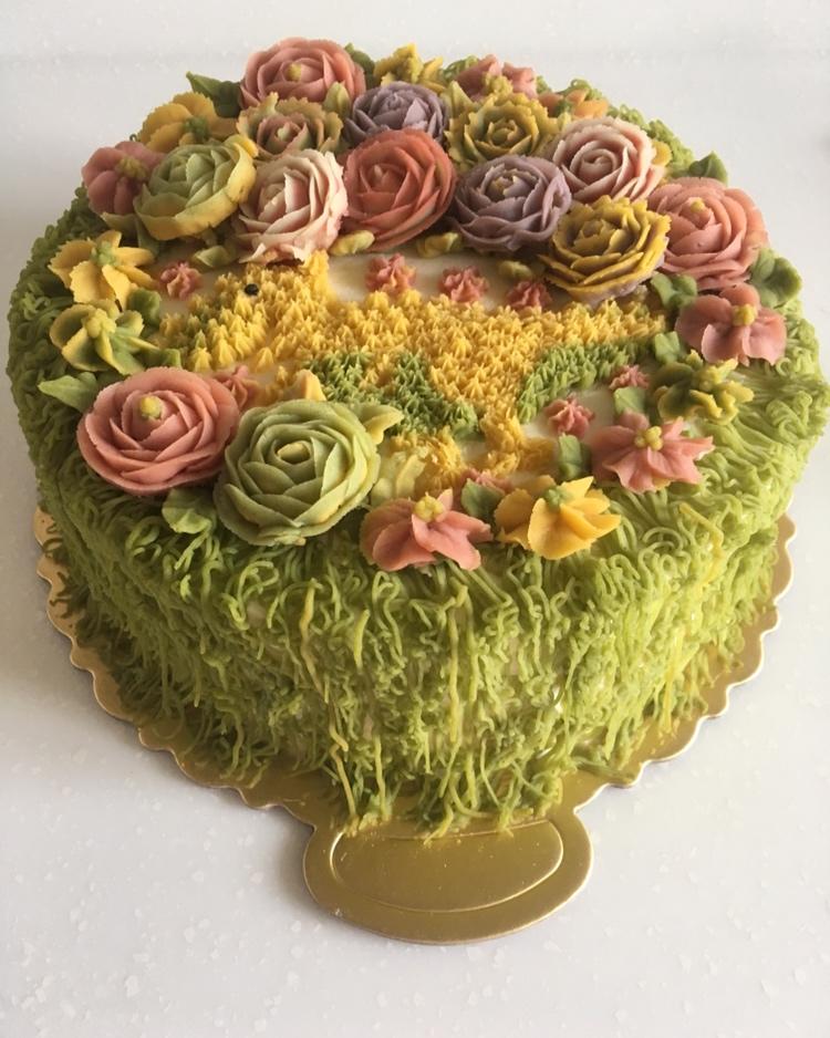 简易蛋糕裱花