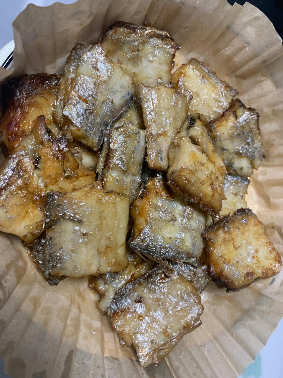 空气炸锅版香酥带鱼