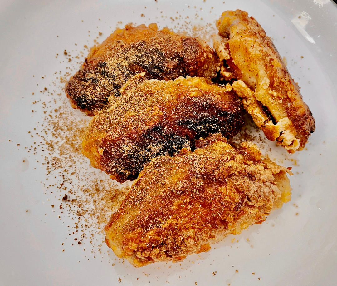 ㊙️外酥里嫩❗️好吃到舔手指的香辣脆皮鸡翅