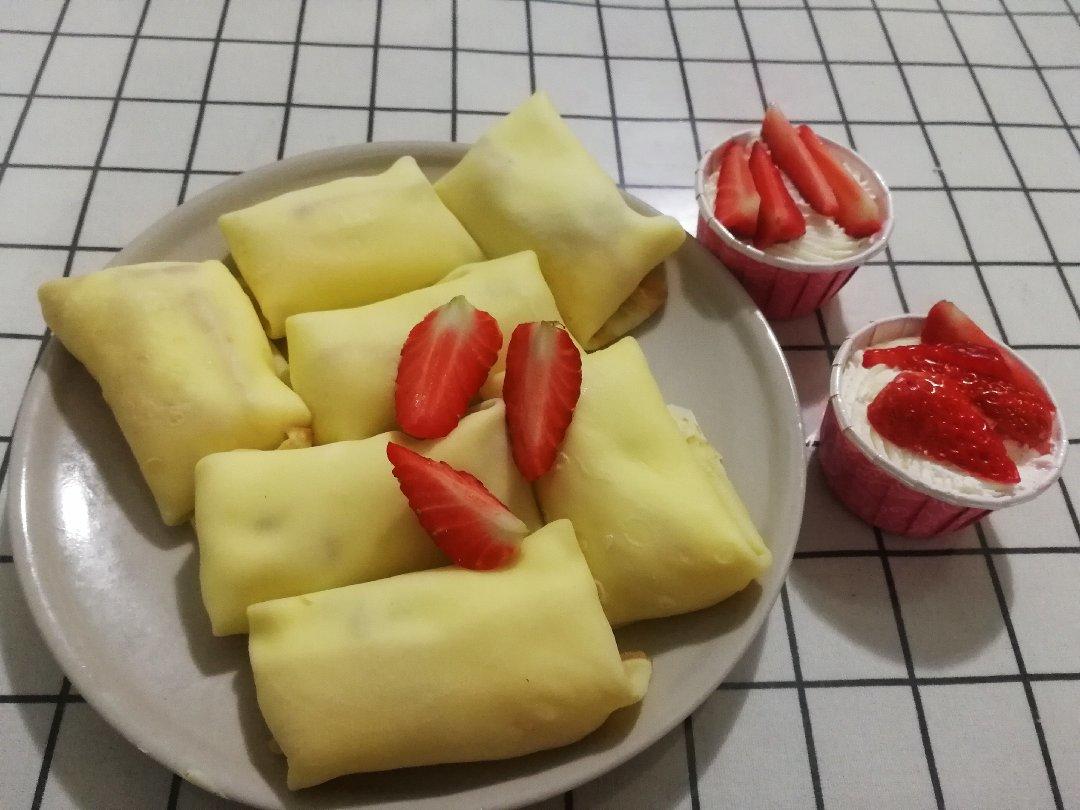 芒果千层蛋糕，100%成功告别煎皮无能