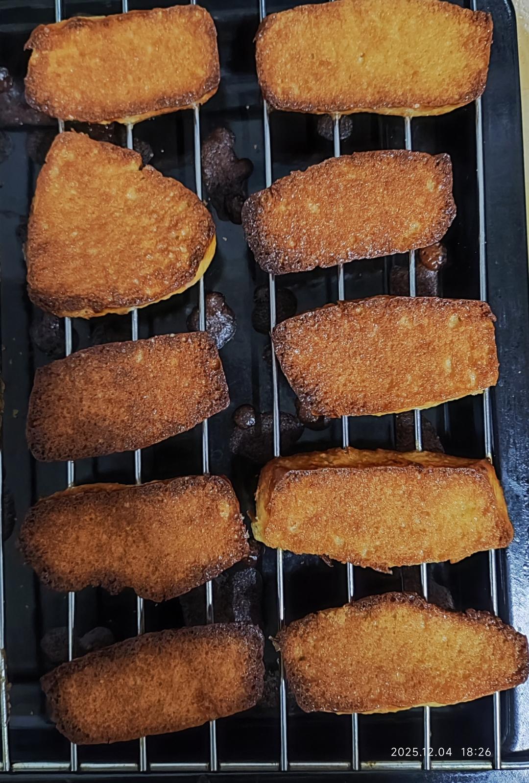 4块钱一片的法式奶香片 一条法棍能烤20片✌️